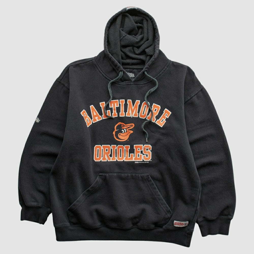 Baltimore Orioles Stitches 2015 Hooded Pullover Sweatshirt - Black - XVintage - Fanatics Discount