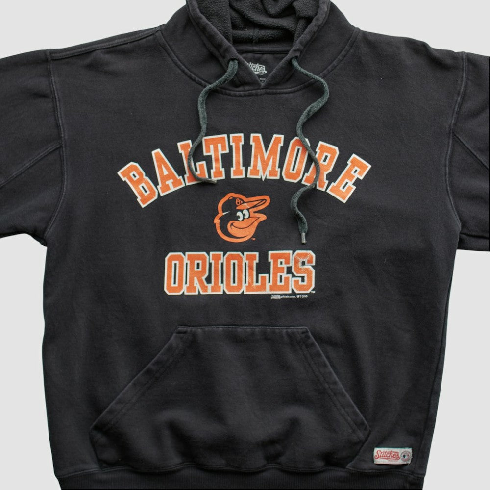 Baltimore Orioles Stitches 2015 Hooded Pullover Sweatshirt - Black - XVintage - Fanatics Discount