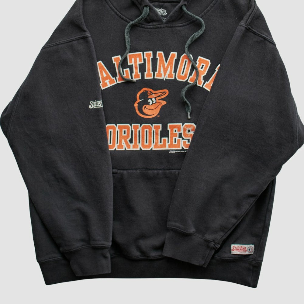 Baltimore Orioles Stitches 2015 Hooded Pullover Sweatshirt - Black - XVintage - Fanatics Discount