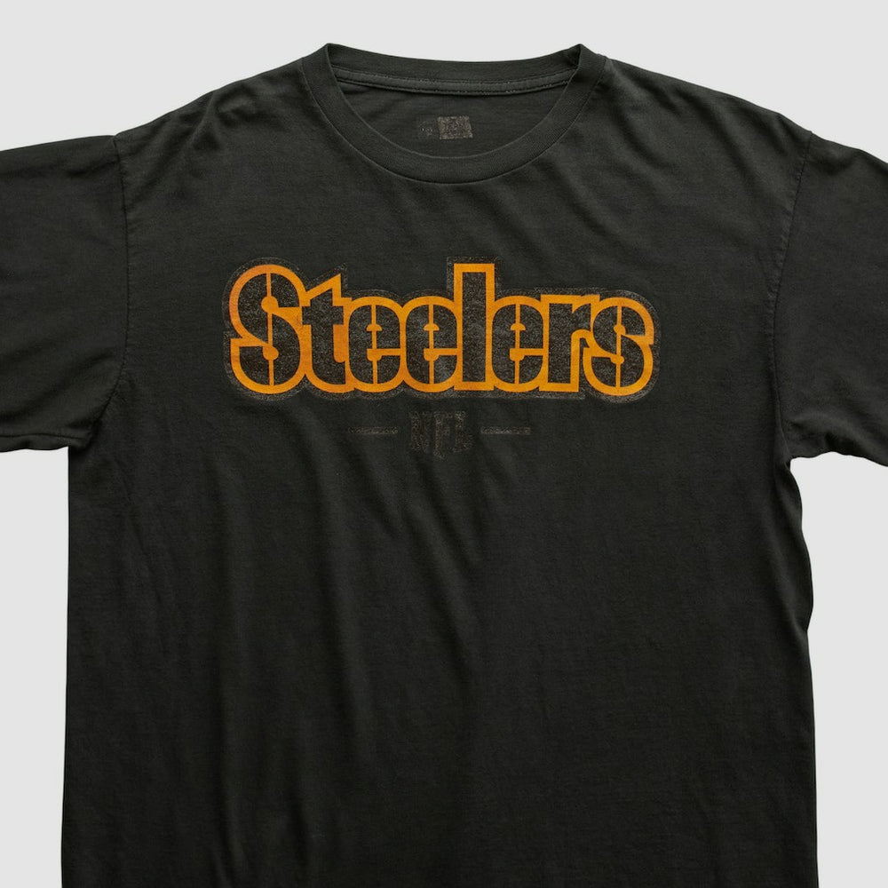 Fanatics Pittsburgh Steelers NFL 2000s Long Sleeve T-shirt Black Vintage