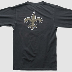 Fanatics New Orleans Saints Reebok 2000s Long Sleeve T-shirt Black Vintage