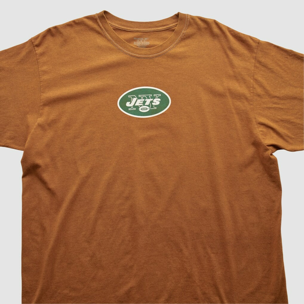 Fanatics New York Jets Reebok 2000s T-shirt Orange Vintage