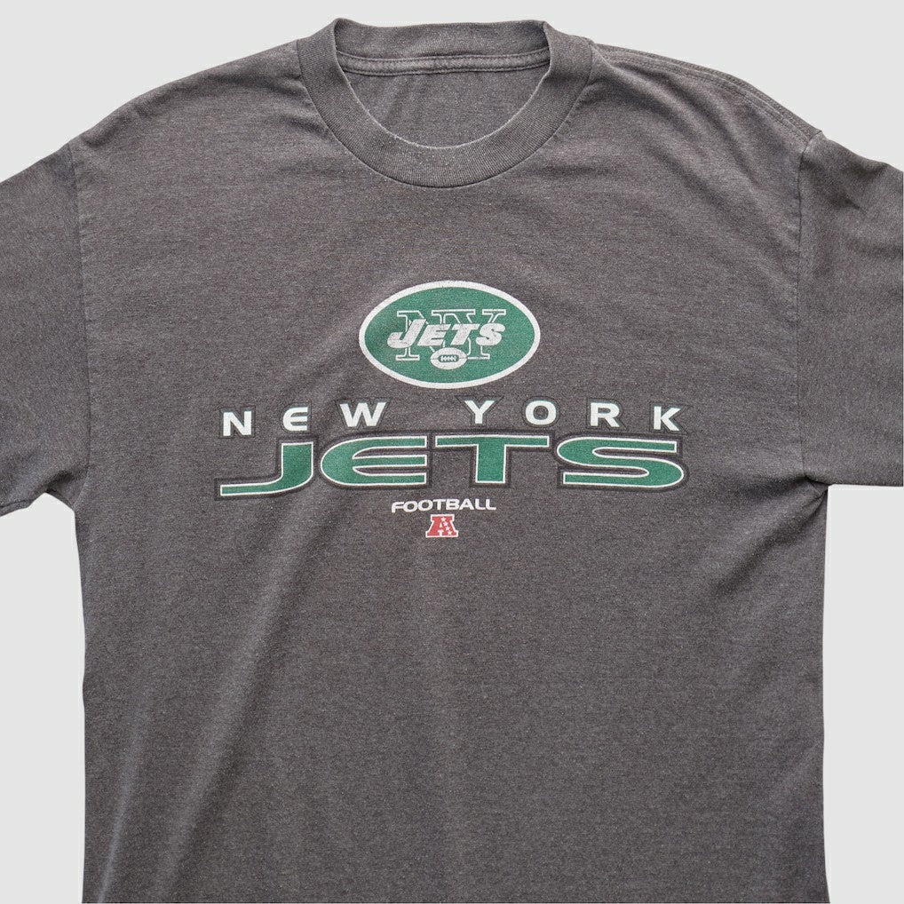 Fanatics New York Jets 2010s Long Sleeve T-shirt Dark Heather Gray Vintage