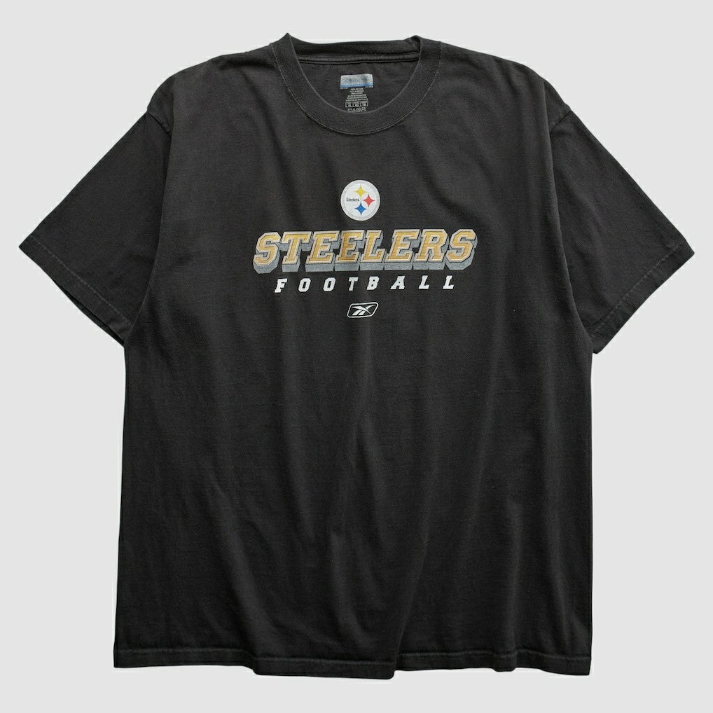 Fanatics Pittsburgh Steelers Reebok 2000s T-shirt Black Vintage