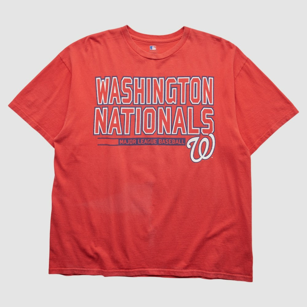 Washington Nationals Genuine Merchandise 2000s T-shirt - Red - Vintage - Fanatics Sale