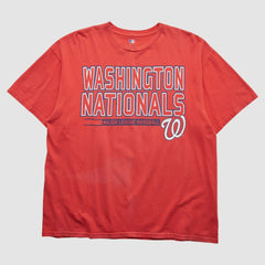 Washington Nationals Genuine Merchandise 2000s T-shirt - Red - Vintage - Fanatics Sale