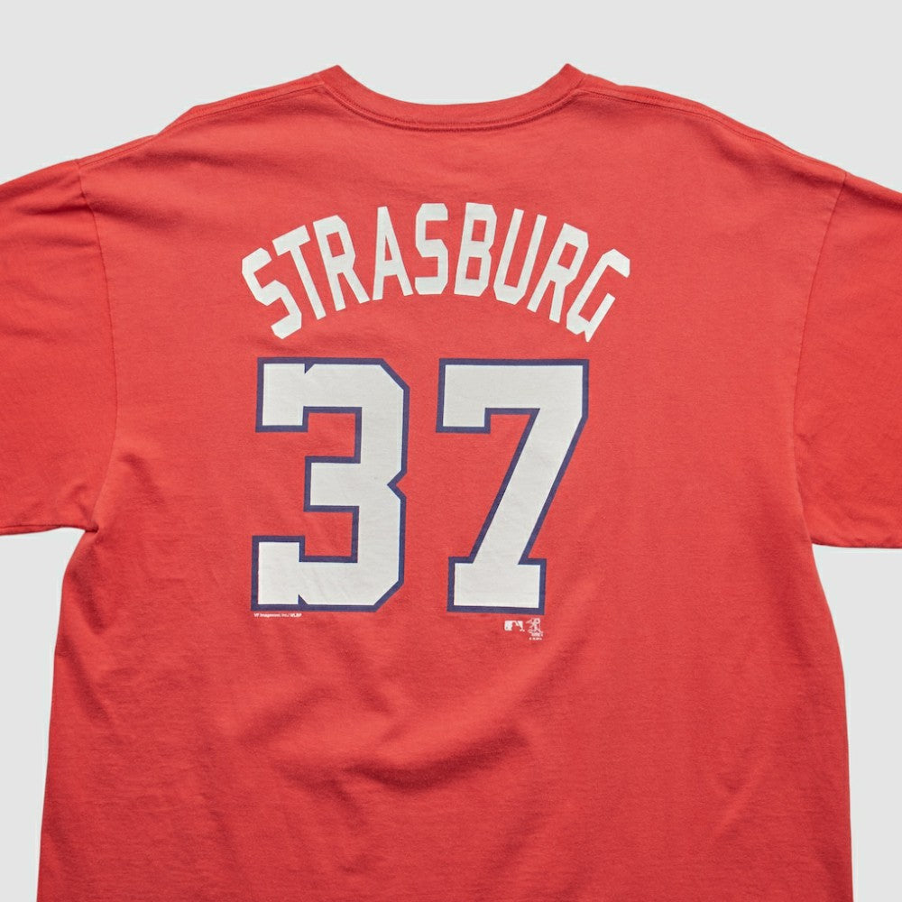 Washington Nationals Genuine Merchandise 2000s T-shirt - Red - Vintage - Fanatics Sale