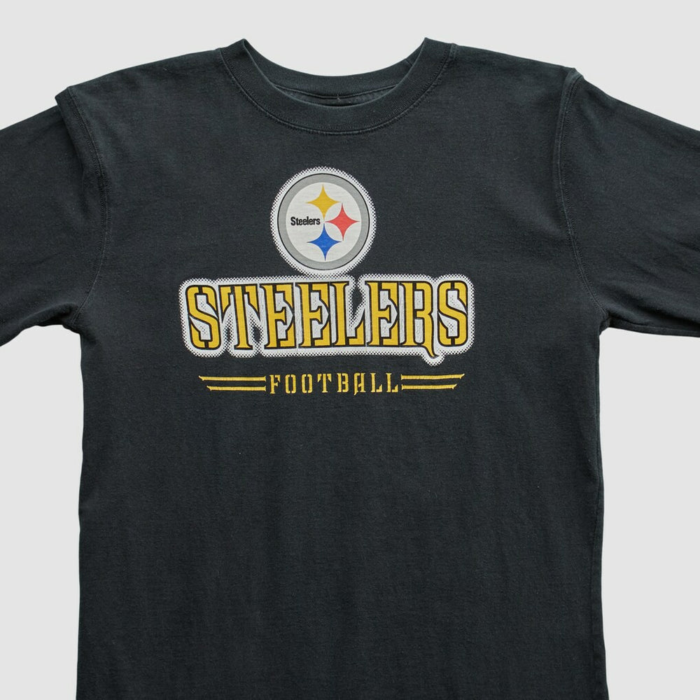 Fanatics Pittsburgh Steelers Reebok 2000s Long Sleeve T-shirt Black Vintage