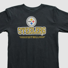 Fanatics Pittsburgh Steelers Reebok 2000s Long Sleeve T-shirt Black Vintage
