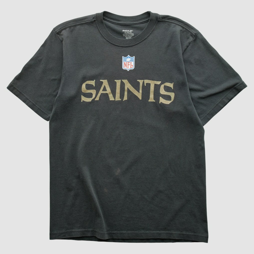 Fanatics New Orleans Saints Reebok 2000s T-shirt Charcoal Vintage
