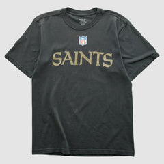 Fanatics New Orleans Saints Reebok 2000s T-shirt Charcoal Vintage