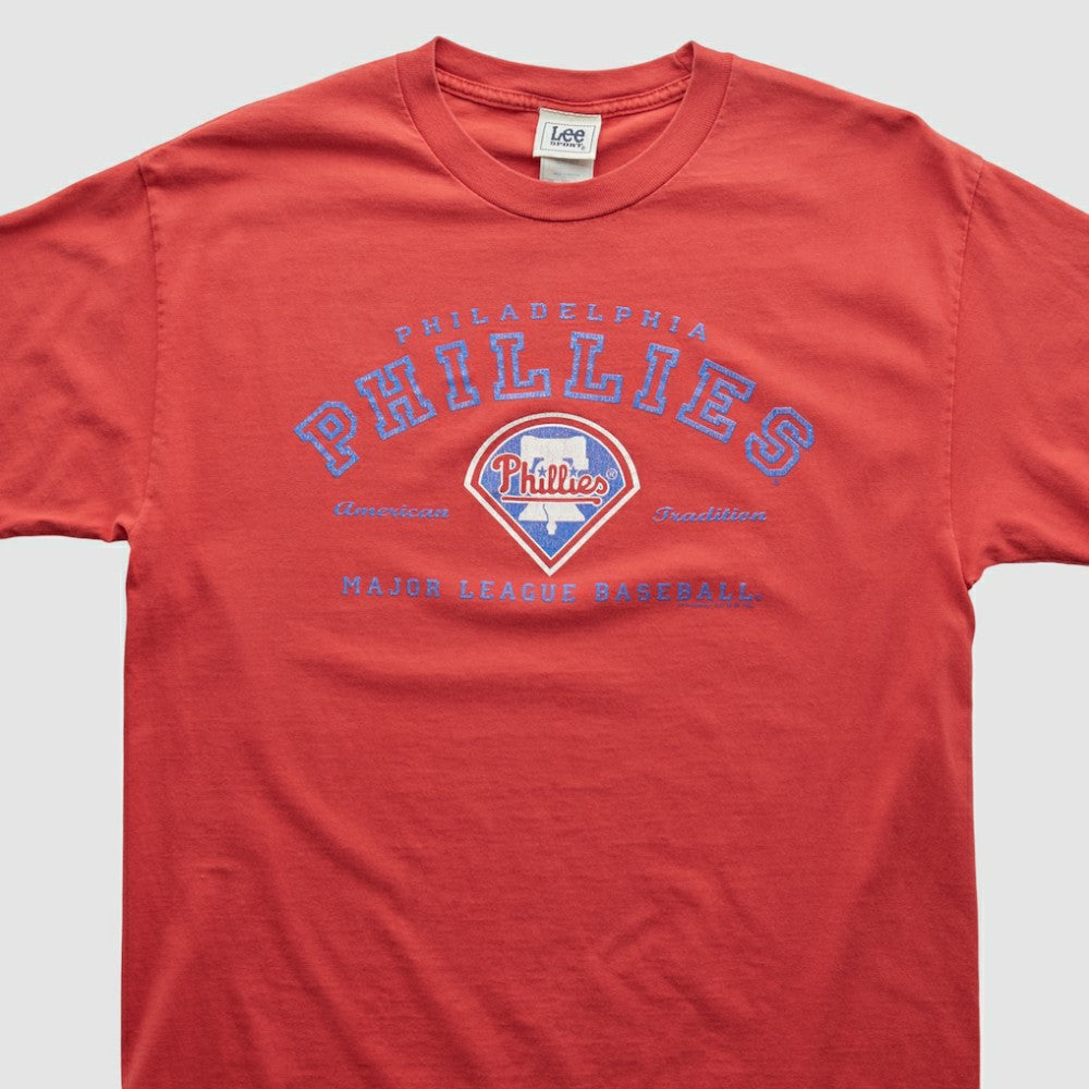 Philadelphia Phillies Lee Apparel 2000s T-shirt - Red - Vintage - Fanatics on Sale