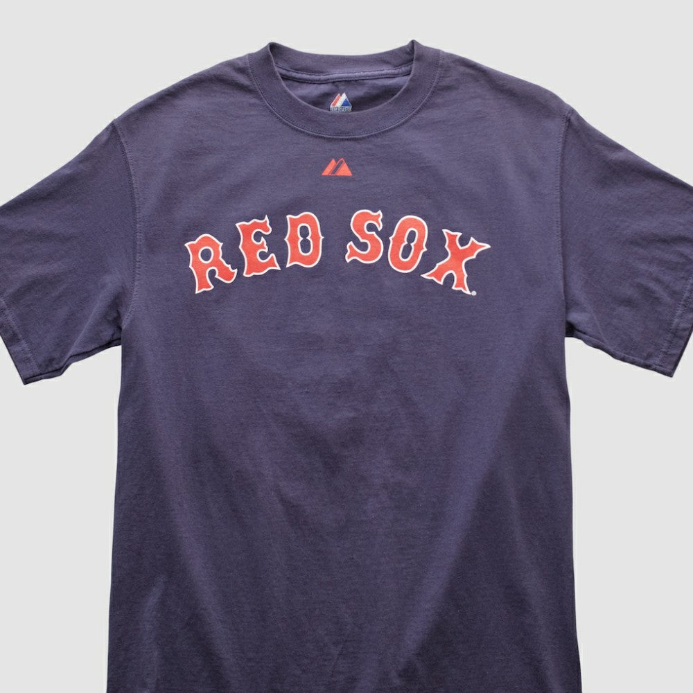 Boston Red Sox Majestic 2000s T-shirt - Navy - Vintage - Fanatics Discount
