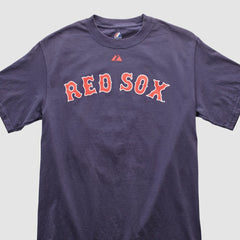 Boston Red Sox Majestic 2000s T-shirt - Navy - Vintage - Fanatics Discount