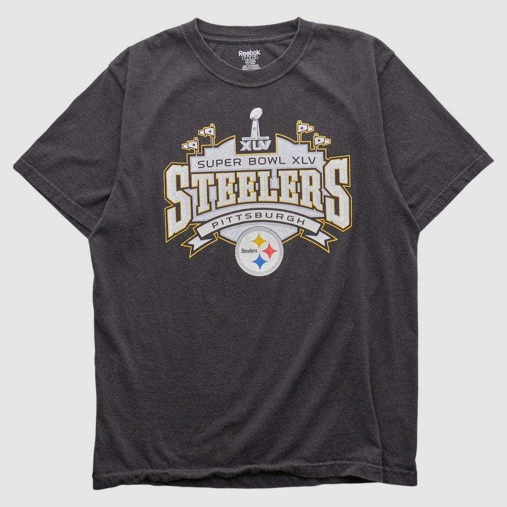Fanatics Pittsburgh Steelers Reebok 2011 T-shirt Charcoal Vintage