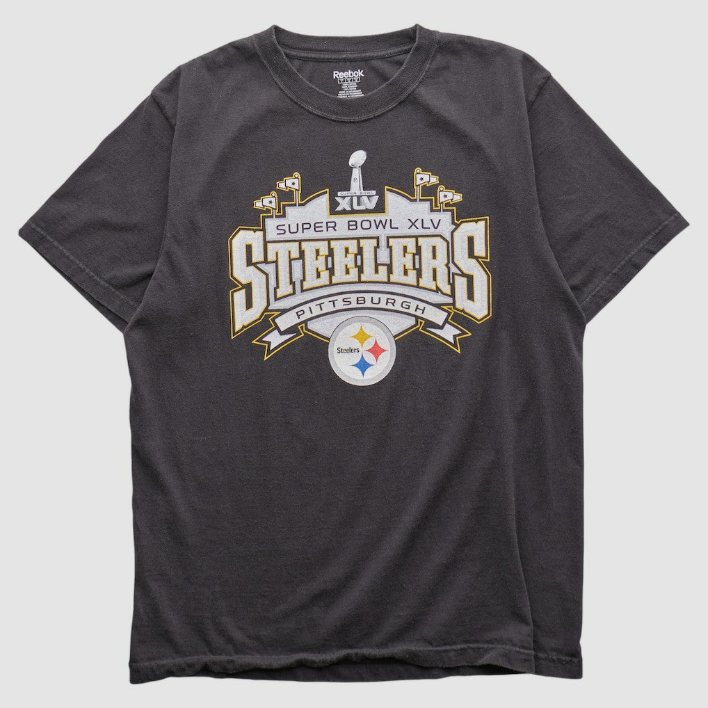 Fanatics Pittsburgh Steelers Reebok 2011 T-shirt Charcoal Vintage