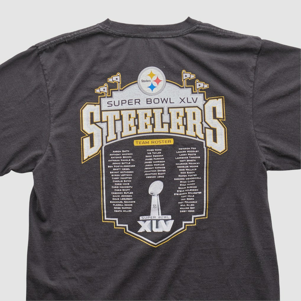 Fanatics Pittsburgh Steelers Reebok 2011 T-shirt Charcoal Vintage