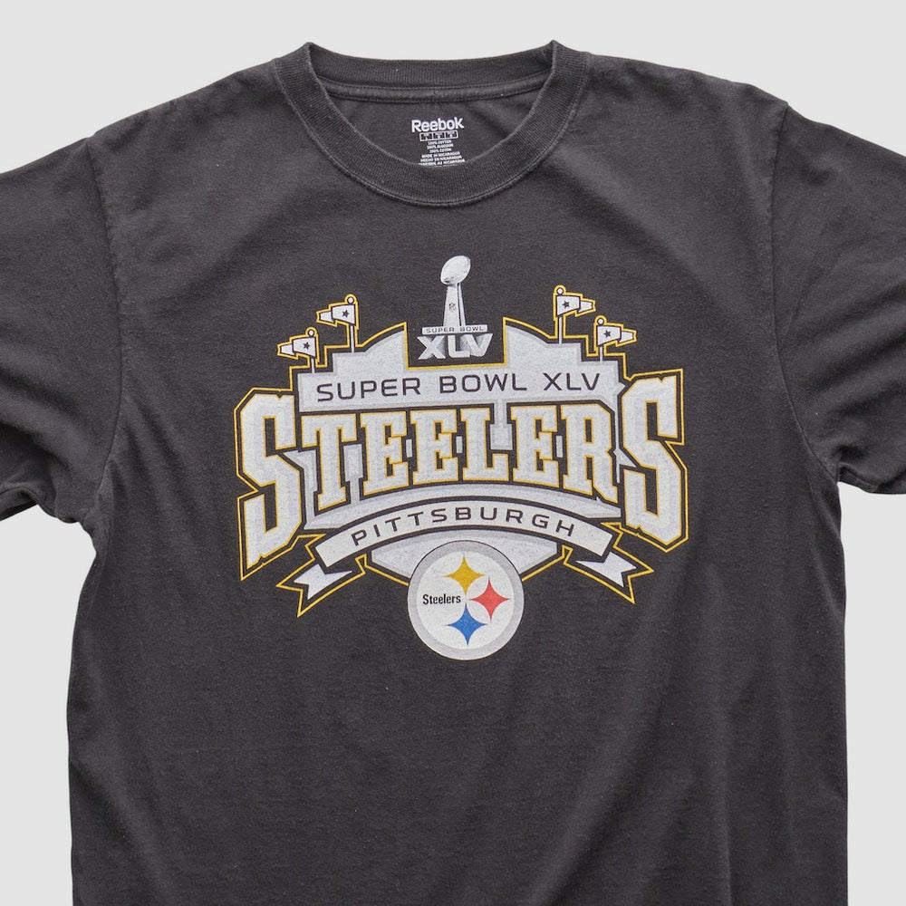 Fanatics Pittsburgh Steelers Reebok 2011 T-shirt Charcoal Vintage