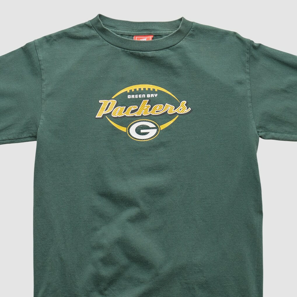 Fanatics Green Bay Packers NFL 2000s Long Sleeve T-shirt Green Vintage