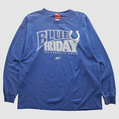 Fanatics Indianapolis Colts Reebok 2000s Long Sleeve T-shirt Blue Vintage