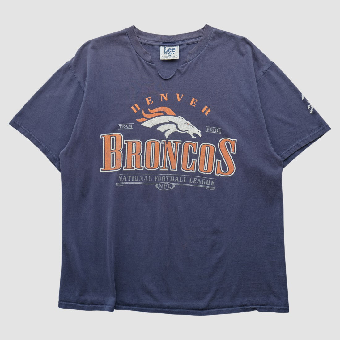 Fanatics Denver Broncos Lee Apparel 90s T-shirt Navy Vintage