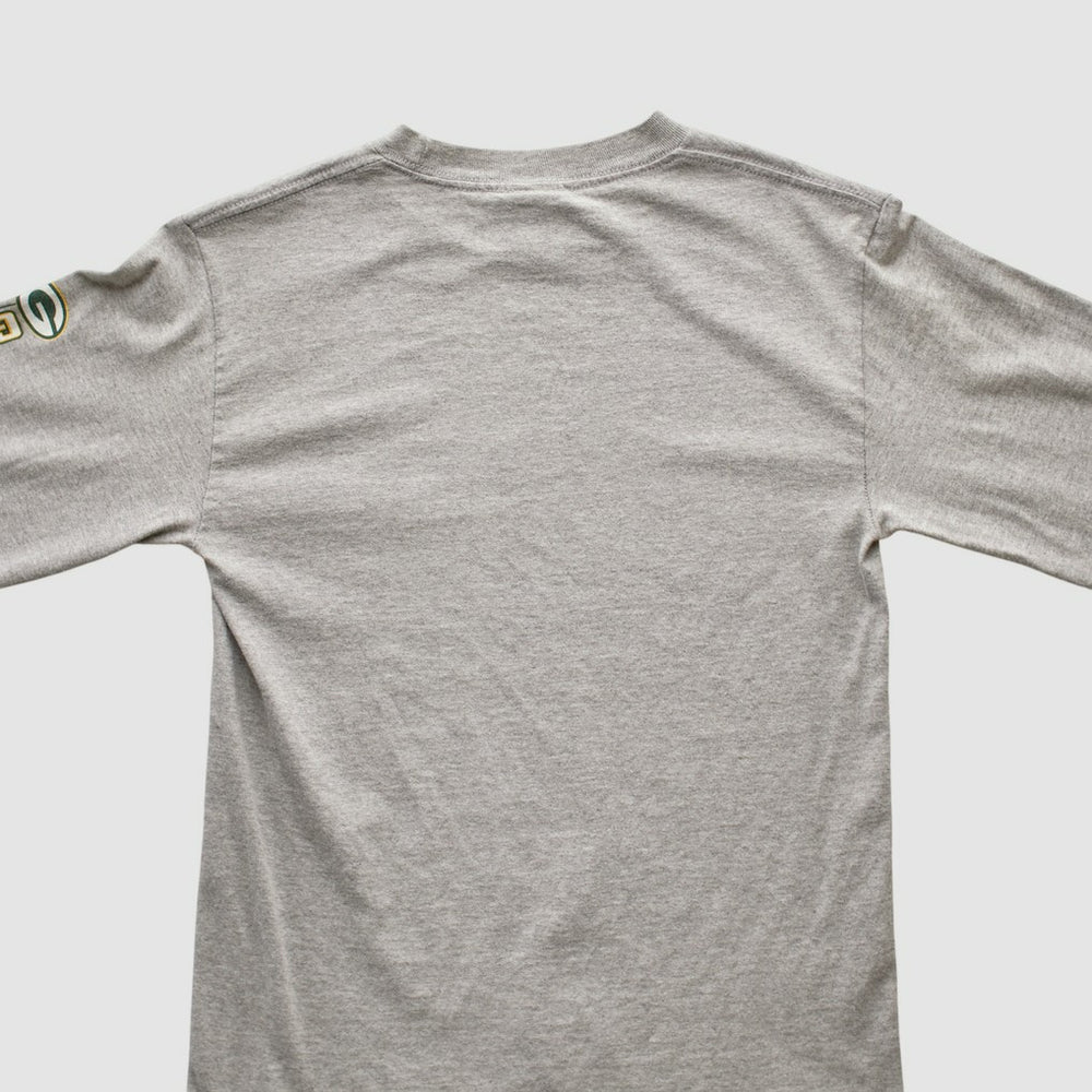 Fanatics Green Bay Packers NFL 2010s Long Sleeve T-shirt Heather Gray Vintage