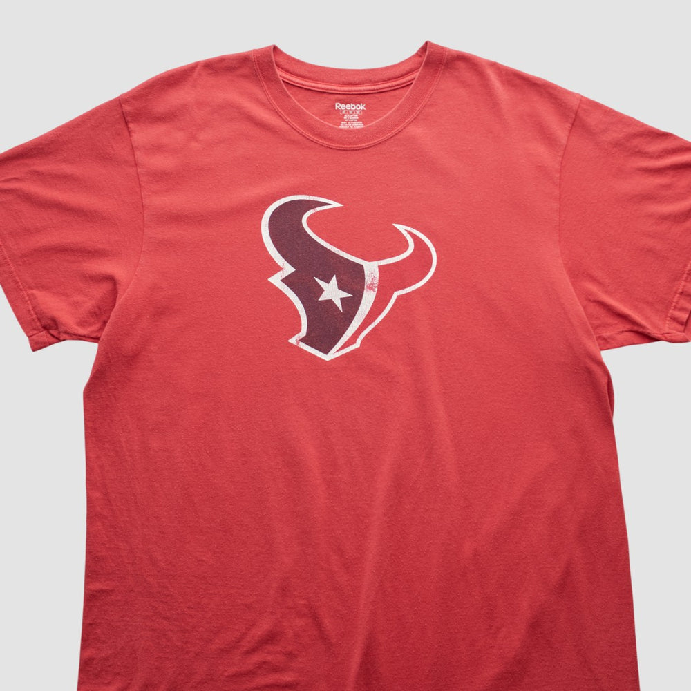 Fanatics Houston Texans Reebok 2000s T-shirt Red Vintage