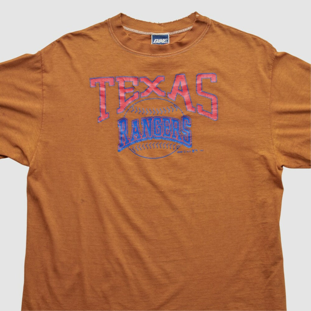 Texas Rangers Bike 90s T-shirt - Orange - Vintage - Fanatics Lifestyle