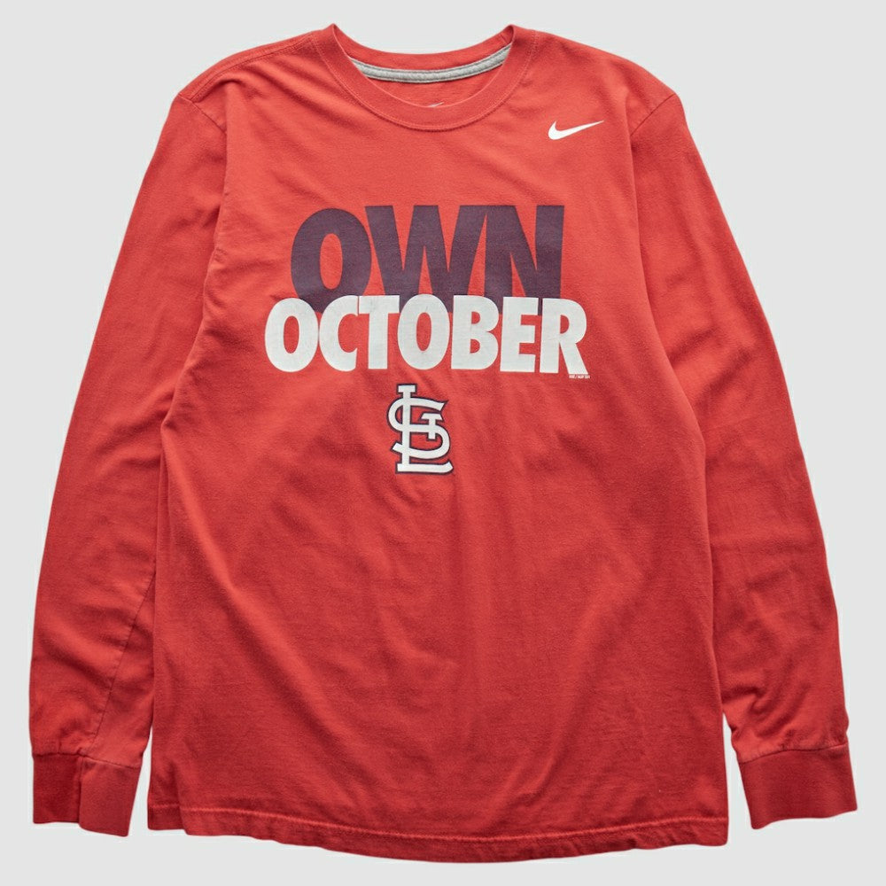 St. Louis Cardinals Nike 2010s Long Sleeve T-shirt - Red - Vintage - Nike Online
