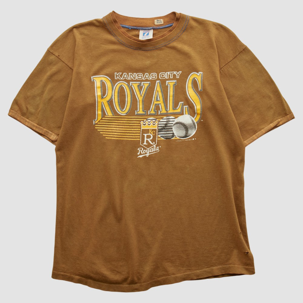 Kansas City Royals Logo 7 90s T-shirt - Brown - XVintage - Fanatics Online