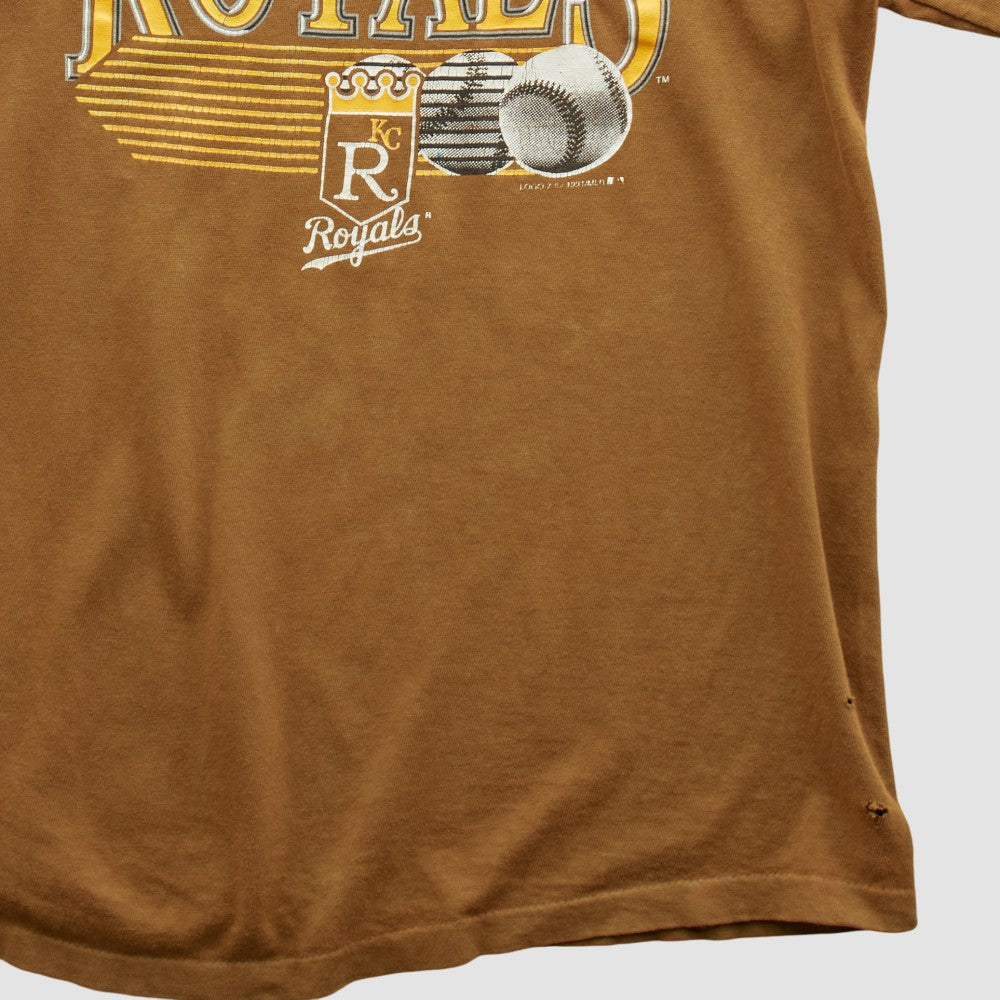 Kansas City Royals Logo 7 90s T-shirt - Brown - XVintage - Fanatics Online