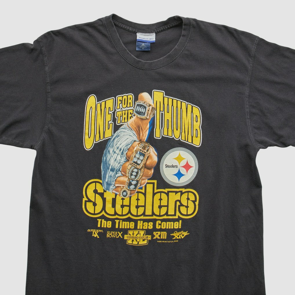 Fanatics Pittsburgh Steelers Reebok 2000s T-shirt Black Vintage