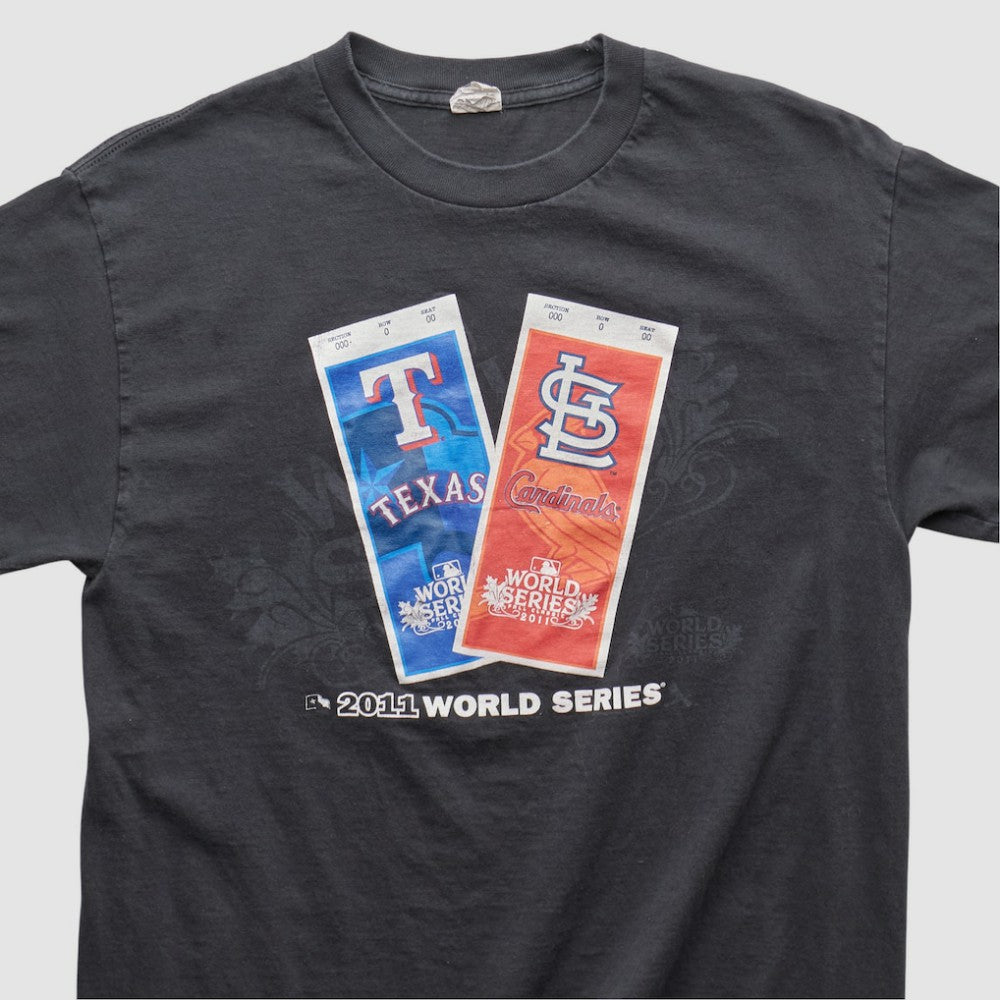 MLB World Series Alstyle 2011 T-shirt - Black - Vintage - Fanatics Lifestyle