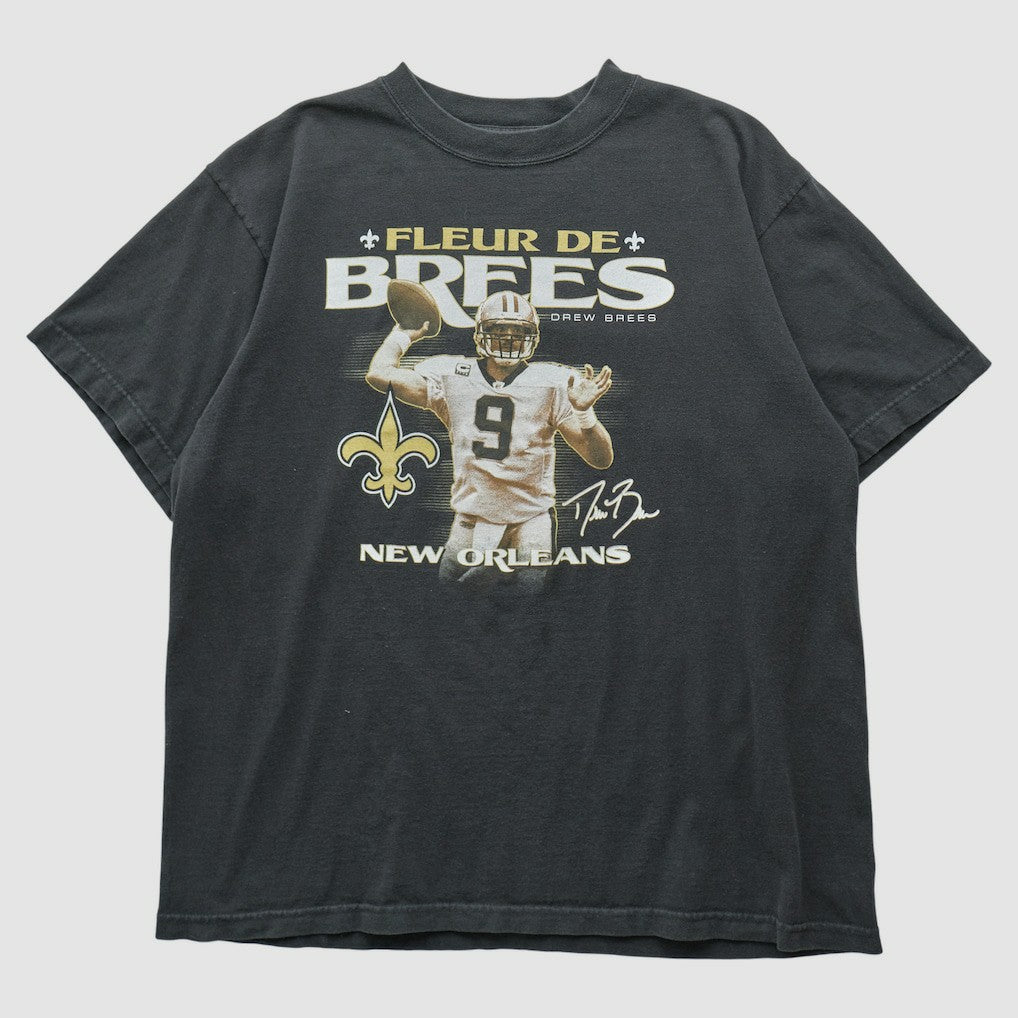 Fanatics New Orleans Saints Reebok 2000s T-shirt Black Vintage