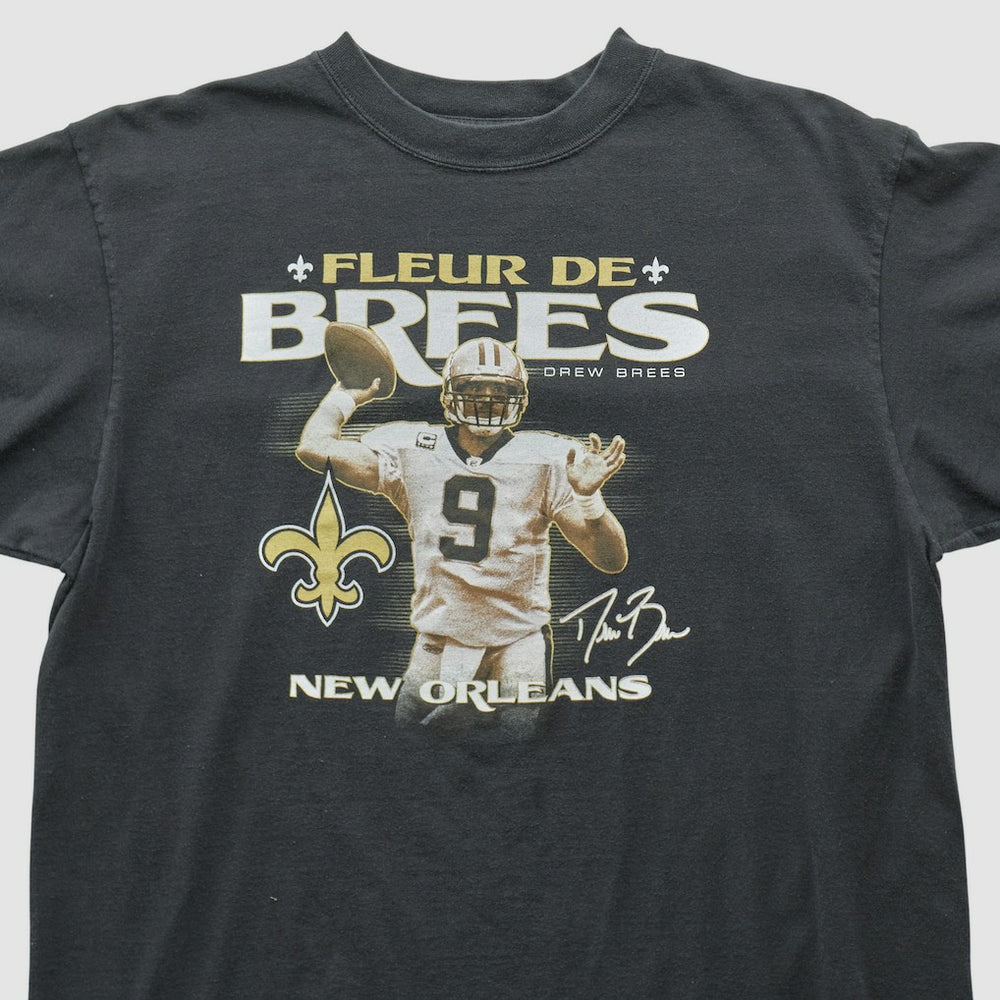 Fanatics New Orleans Saints Reebok 2000s T-shirt Black Vintage