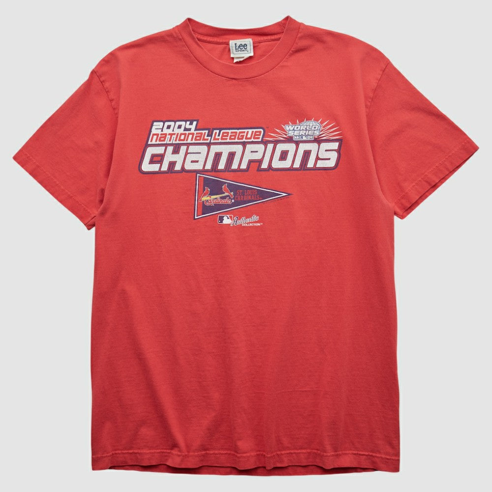 St. Louis Cardinals Lee Apparel 2004 T-shirt - Red - Vintage - Fanatics Discount