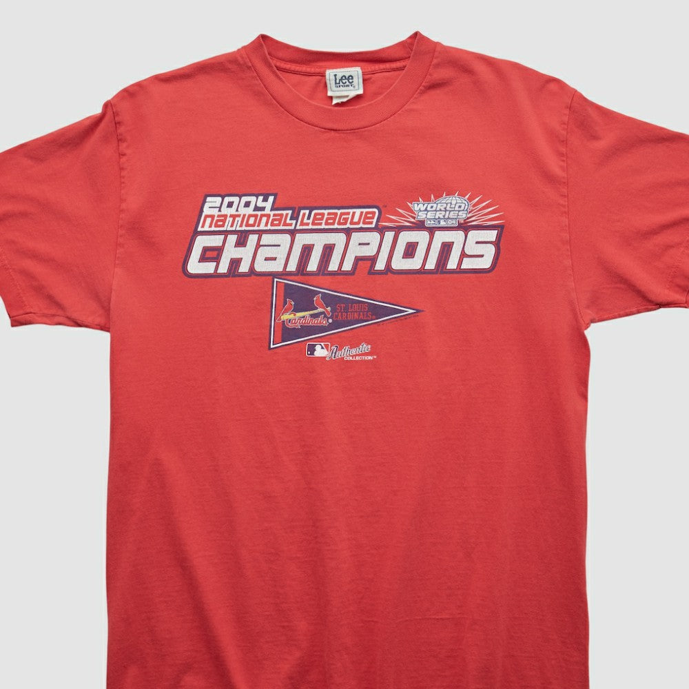 St. Louis Cardinals Lee Apparel 2004 T-shirt - Red - Vintage - Fanatics Discount