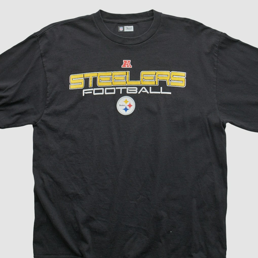 Fanatics Pittsburgh Steelers NFL 2010s Long Sleeve T-shirt Black Vintage