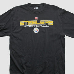 Fanatics Pittsburgh Steelers NFL 2010s Long Sleeve T-shirt Black Vintage