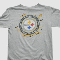 Fanatics Pittsburgh Steelers Starter 90s Long Sleeve T-shirt Heather Gray Vintage