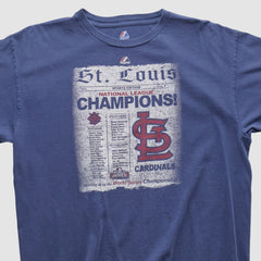 St. Louis Cardinals Majestic 2011 T-shirt - Navy - XVintage - Fanatics on Sale
