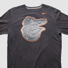 Baltimore Orioles Nike 2010s Long Sleeve T-shirt - Black - Vintage - Nike Sale