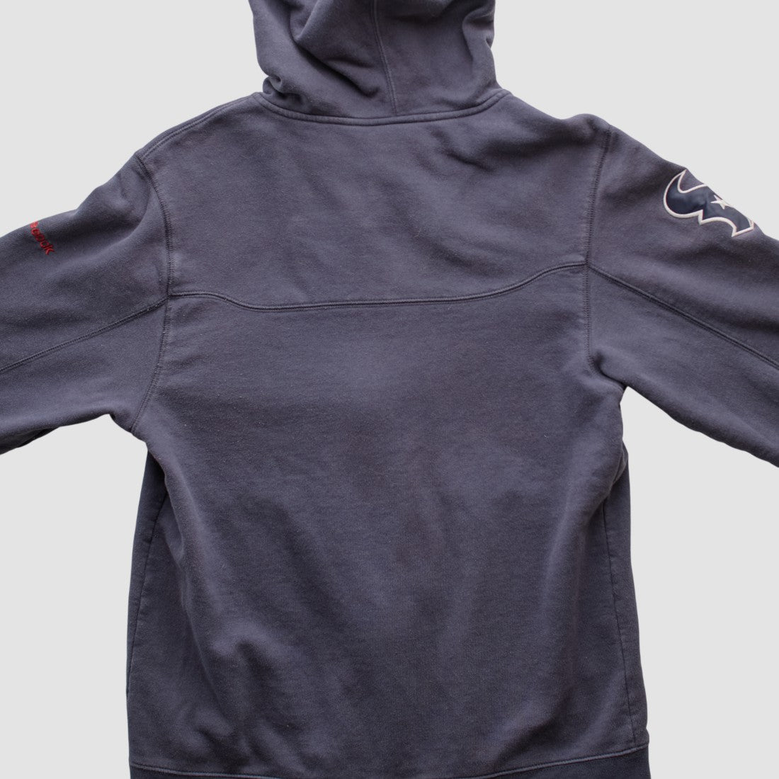 Fanatics Houston Texans Reebok 2010s Hooded Full Zip Sweatshirt Navy Vintage