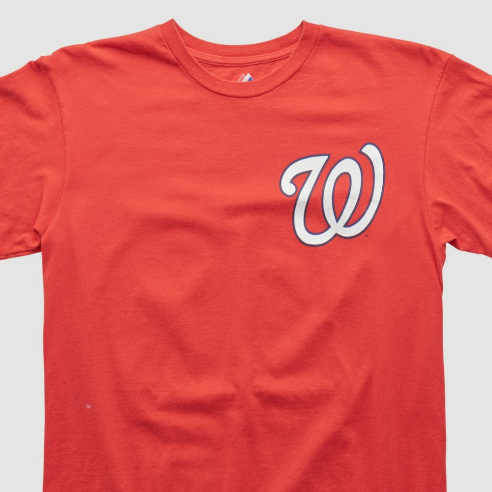 Washington Nationals Majestic 2000s T-shirt - Red - Vintage - Fanatics on Sale