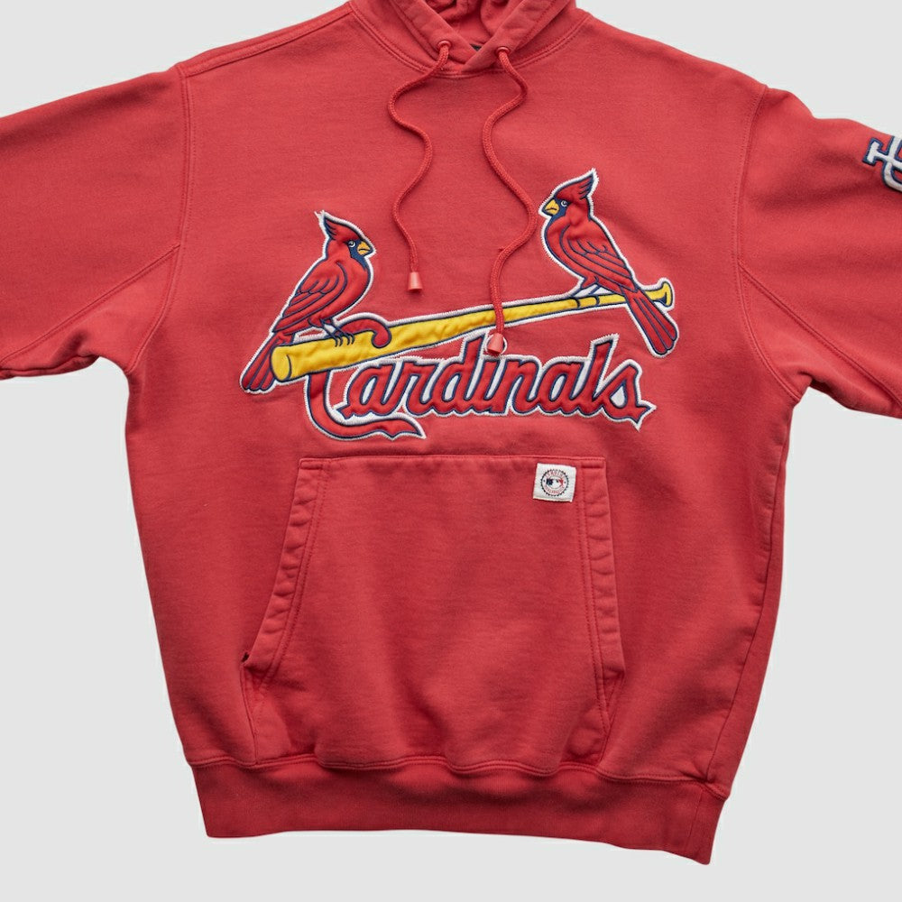 St. Louis Cardinals Stitches 2000s Hooded Pullover Sweatshirt - Red - XVintage - Fanatics on Sale