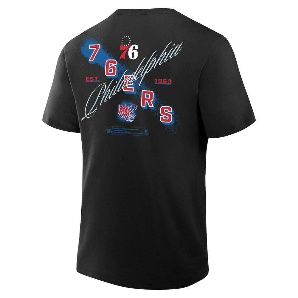 Philadelphia 76ers SOS T-Shirt Black