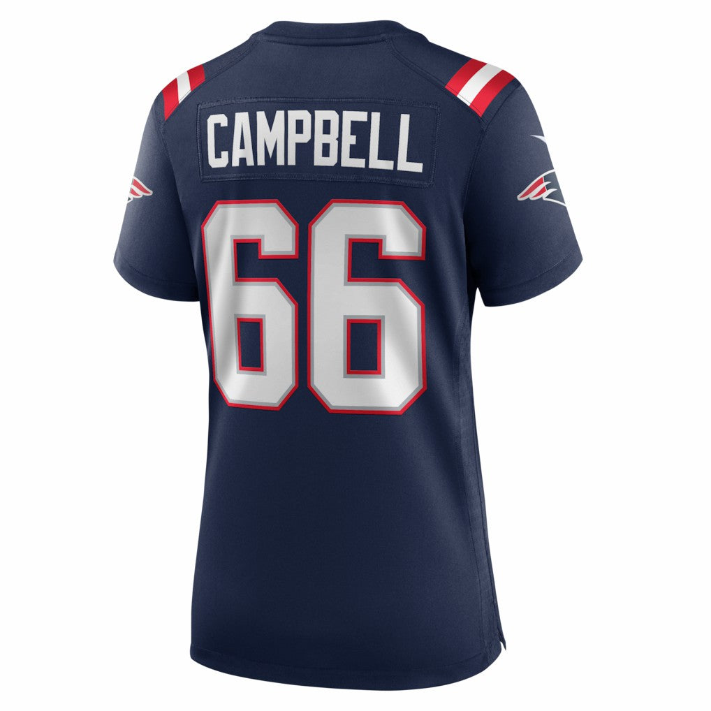 Nike Will Campbell New England Patriots Women's Team Game Jersey Navy
