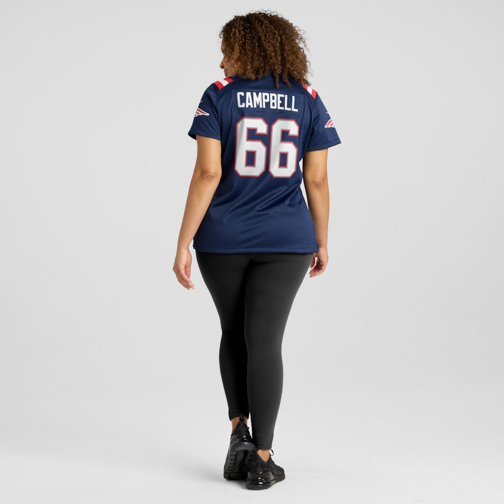 Nike Will Campbell New England Patriots Women's Team Game Jersey Navy