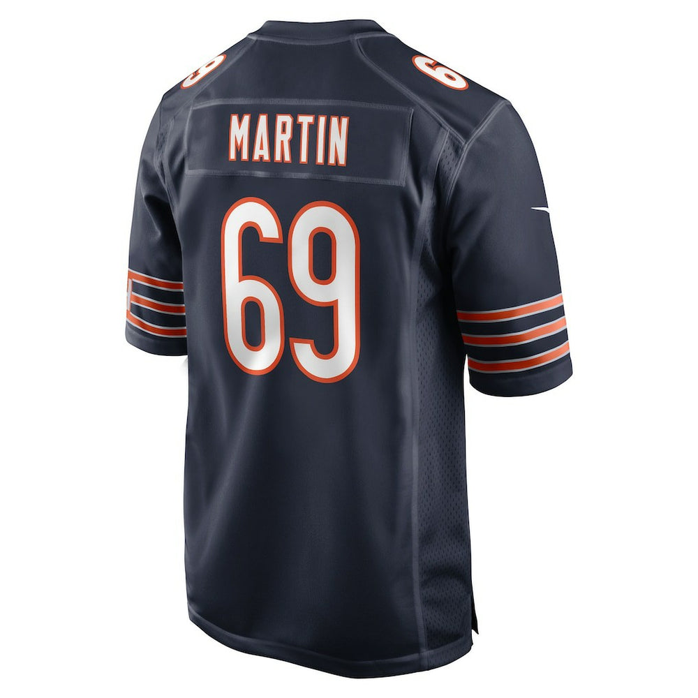 Nike Jeremiah Martin Chicago Bears Team Game Jersey Navy