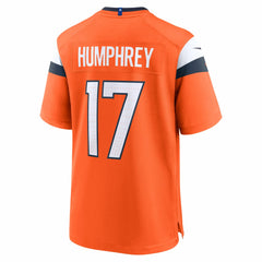 Nike Lil'Jordan Humphrey Denver Broncos Team Game Jersey Orange